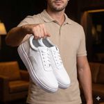 Tênis de Couro Gales All White