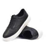 Tênis de Couro Tokio Preto