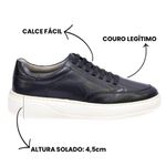 Tênis de Couro Tokio Preto