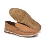 Mocassim de Couro Veneza Castor