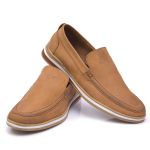 Mocassim de Couro Veneza Castor