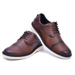 Sapato de Couro Casual Amarok Mogno 