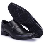 Sapato Social Masculino Ferrile Sport em Couro Preto