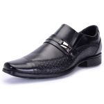Sapato Social Masculino Ferrile Sport em Couro Preto