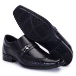 Sapato Social Masculino Ferrile Sport em Couro Preto
