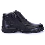 Bota Coturno Masculina Ferrile Couro Anatômica Preta 