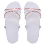 Birken Sandália Conforto Feminina Papete Strass Brilhante 01