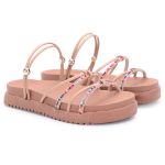 Birken Sandália Conforto Feminina Papete Strass Brilhante 01