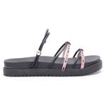 Birken Sandália Conforto Feminina Papete Strass Brilhante 01