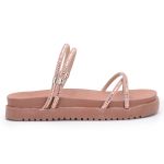 Birken Sandália Conforto Feminina Papete Strass Brilhante