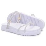 Birken Sandália Conforto Feminina Papete Strass Brilhante