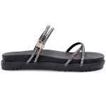 Birken Sandália Conforto Feminina Papete Strass Brilhante