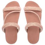 Birken Sandália Conforto Feminina Papete Strass Brilhante 03