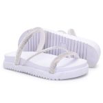 Birken Sandália Conforto Feminina Papete Strass Brilhante 03