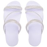 Birken Sandália Conforto Feminina Papete Strass Brilhante 03