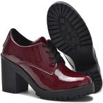 Sapato Oxford Sola Tratorada Feminino Pimpinella Bordo