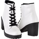 Bota 6209 Cano Curto Sola Tratorada Pimpinella Branco