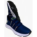 Tênis Masculino, Sapato Feminino Unissex Academia, Corrida, Caminhada Confortável Polo Wind Azul