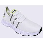 Tênis Masculino, Sapato Feminino Unissex Academia, Corrida, Caminhada Confortável Polo Wind Branco