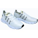 Tênis Masculino, Sapato Feminino Unissex Academia, Corrida, Caminhada Confortável Polo Wind Branco