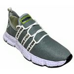 Tênis Masculino, Sapato Feminino Unissex Academia, Corrida, Caminhada Confortável Polo Wind Cinza