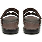 Chinelo Masculino em Couro NJ2 Café - Leveza e Elegância 