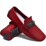 MOCASSIM NOBUCK MOD BORDO XADREZ