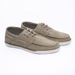 DOCKSIDE COURO CINZA