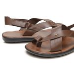 Chinelo Masculino em Couro R4 TABACO