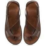 Chinelo Masculino em Couro R4 TABACO