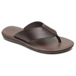 Chinelo Masculino em Couro R13 CAFE