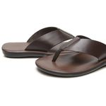 Chinelo Masculino em Couro R13 CAFE