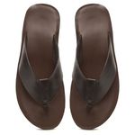 Chinelo Masculino em Couro R13 CAFE