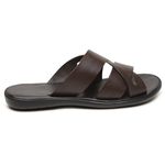 Chinelo Masculino em Couro R24 MARROM