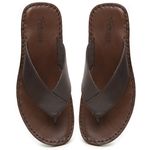 Chinelo Masculino em Couro R25 CAFE