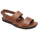 Chinelo Masculino em Couro R26 CONHAQUE
