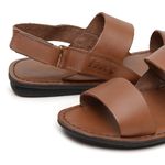 Chinelo Masculino em Couro R26 CONHAQUE