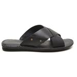 Chinelo Masculino em Couro R16 PRETO