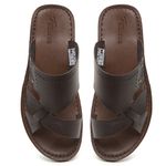 Chinelo Masculino em Couro R27 Café