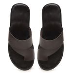 Chinelo Masculino em Couro R3 CAFE