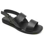 Chinelo Masculino em Couro R26 PRETO