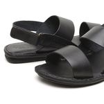 Chinelo Masculino em Couro R26 PRETO