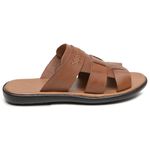 Chinelo Masculino em Couro R17 MARROM