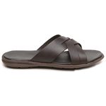 Chinelo Masculino em Couro R9 MARROM