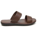 Chinelo Masculino em Couro R2 TABACO