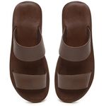 Chinelo Masculino em Couro R2 TABACO