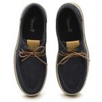 Bota Masculina Paris Cano Baixo: Estilo Cacareco Vintage em Couro com Design Rústico e Confortável Azul 615-AZUL