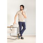 Bota Masculina Paris Cano Baixo: Estilo Cacareco Vintage em Couro com Design Rústico e Confortável Azul 615-AZUL