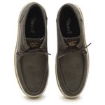 Bota Masculina London Estilo Cacareco em Couro com Design Rústico e Conforto Gray 616-GRAY