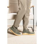 Bota Masculina London Estilo Cacareco em Couro com Design Rústico e Conforto Gray 616-GRAY